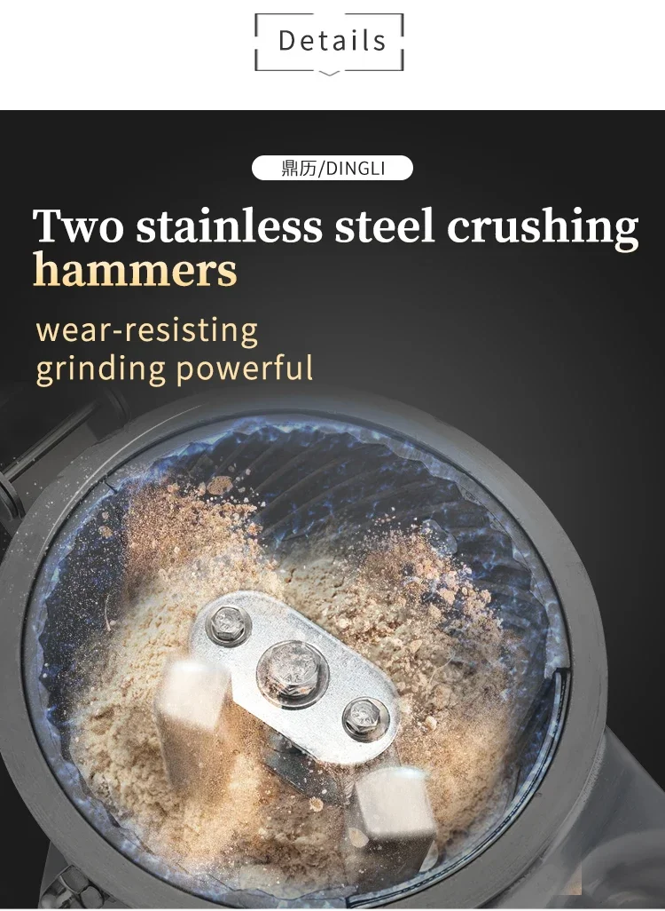 Factory Price Small Scale Electric Corn Flour Milling Machine Grain Powder Mill for Home