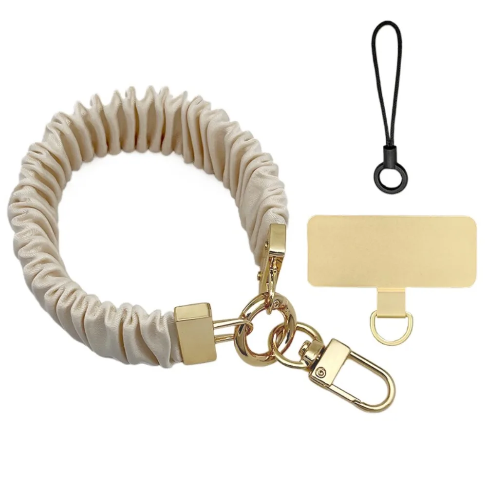 

Плиссированный дизайн, ремешок для мобильного телефона, подвеска, металлическая карта, цепочка для мобильного телефона с защитой от потери, высококачественный ремешок для мобильного телефона