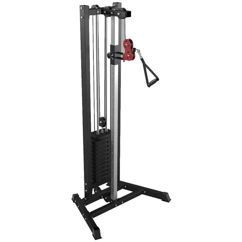 Multifunction Station Space-Saving Cross Single-cable 70KG Exercise Pulley Performance Trainer Cable Pulley Beam