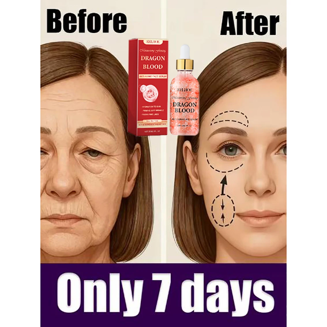 

2026 Deep Wrinkle Remover Serum, 7 Days for Firmer, Tighter, Younger Skin