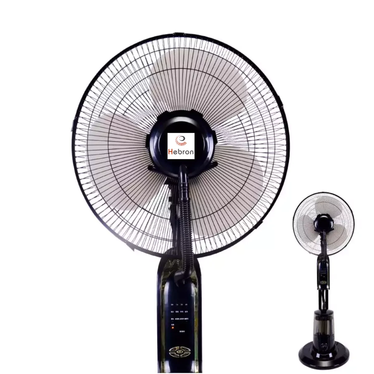 16 Inch Remote Control Electric Fan Stand Floor Humidifier Air Cooling Standing Spray Water Mist Fan