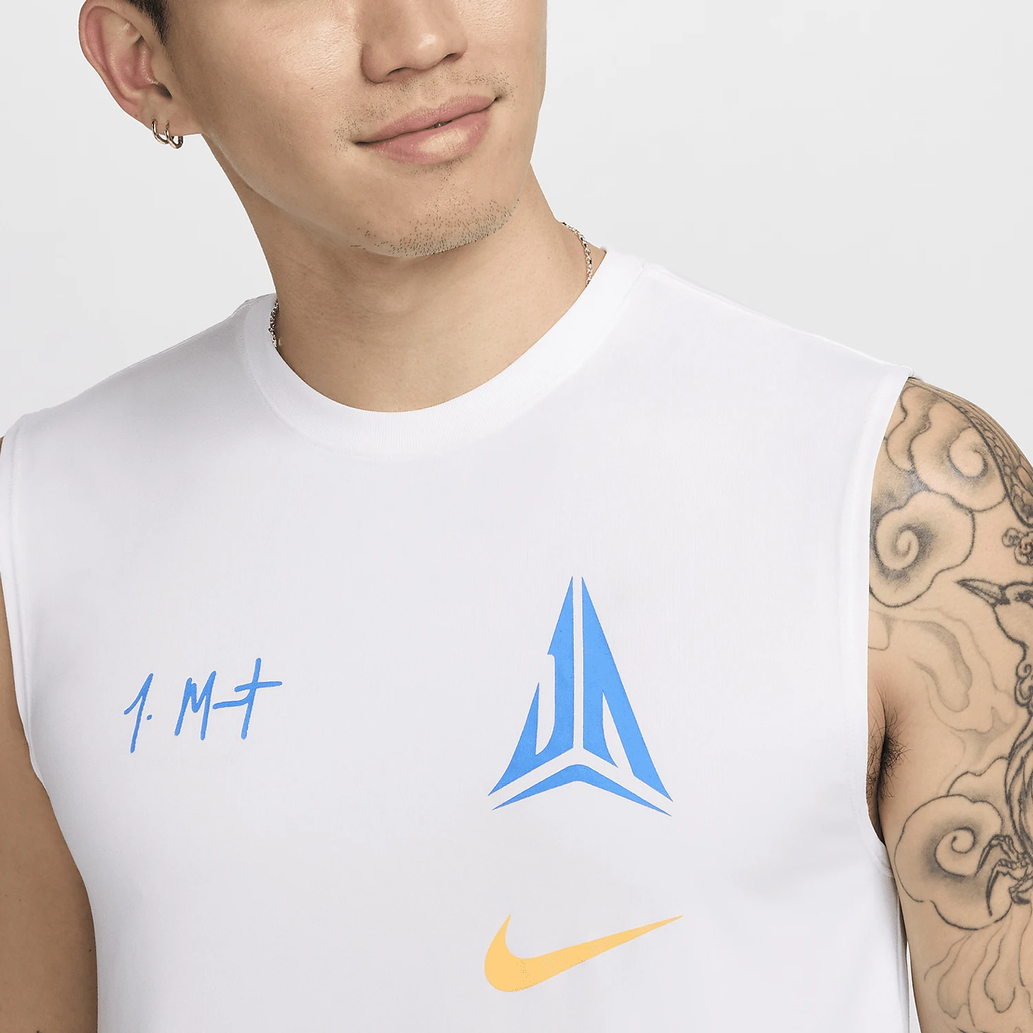 Nike officieel origineel Ja Dri-FIT droog mouwloos basketbal-T-shirt voor heren FV8401-100