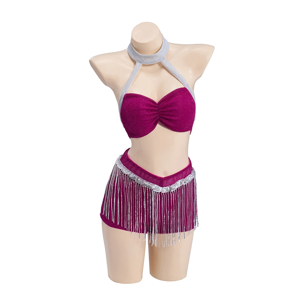 Disfraz de Cosplay Personalizado de Jasmine de la Película HIM, Disfraz de Animadora de Fútbol Americano para Niñas y Mujeres, Traje Deportivo de Animadora
