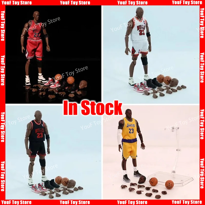 Mafex 100 Basketb All Star Ko Michael Jordan Mj Mafex 100 James Real Clothes No.23 Anime Action Figures 16cm Model Doll Toy Gift