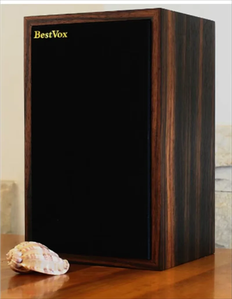 BestVox LS3/5A Monitor Estante Alto-falantes HIFI 83dB Passivo Clássico 11 Ohms Versão Caixa de alto-falante de madeira compensada 15 Ohms LS3/5A