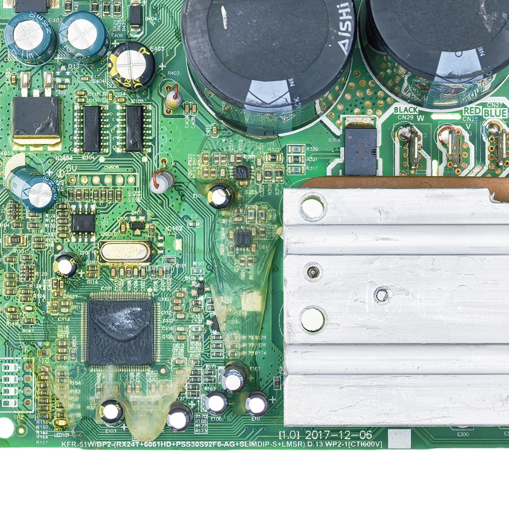 KFR-51W/BP2-(RX24T+6061HD+PSS30S92F6-AG+SLIMDIP-S+LMSR).D.13.WP2-1 PCB 17122000041117 Control Board  For Midea Air Conditioner