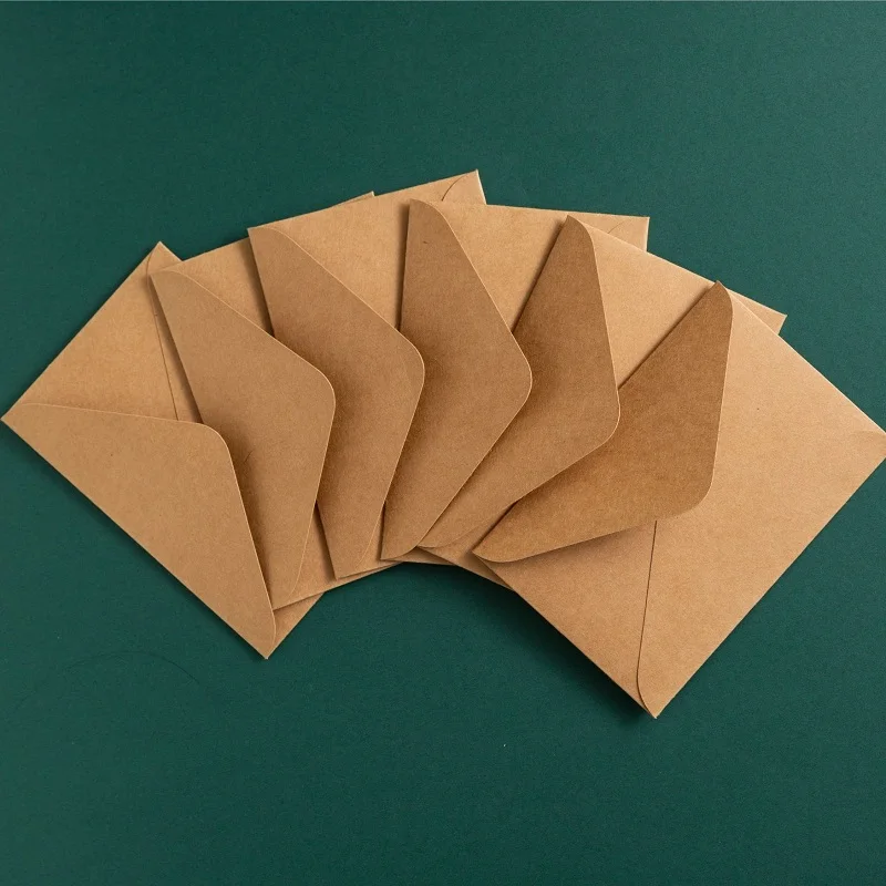 50pcs/lot Envelope High-grade Kraft Paper Big Envelopes Western White Envelopes for Wedding Invitations Business Stationery