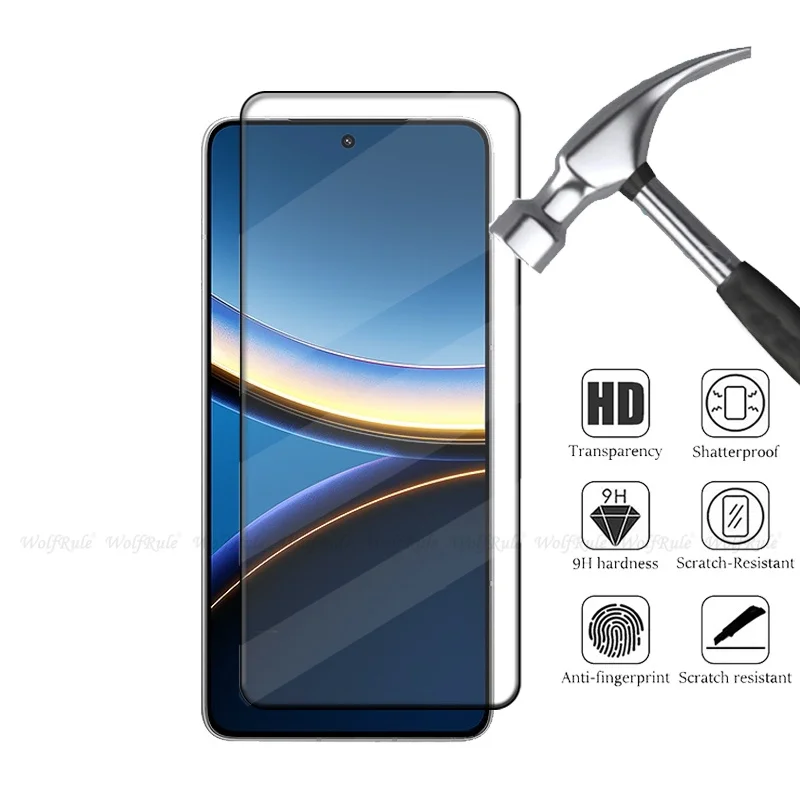 6 في 1 لـ Poco F8 Pro Glass Xiaomi Poco F8 Ultra Pro من الزجاج المقسى غطاء كامل واقي للشاشة Poco F8 Ultra Lens Glass #2