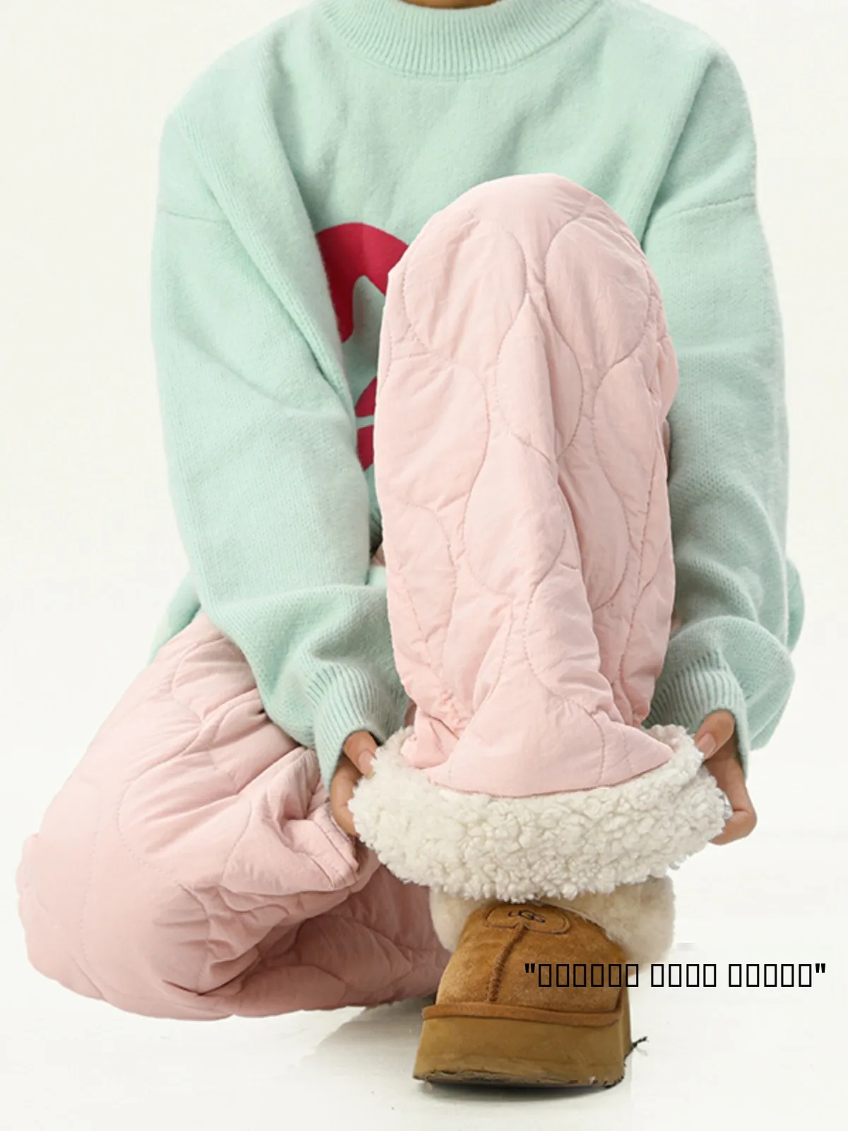 

Мужские утепленные повседневные лыжные брюки с флисовой подкладкой, прямые хлопковые брюки, ветрозащитные теплые зимние брюки для отдыха, розовые