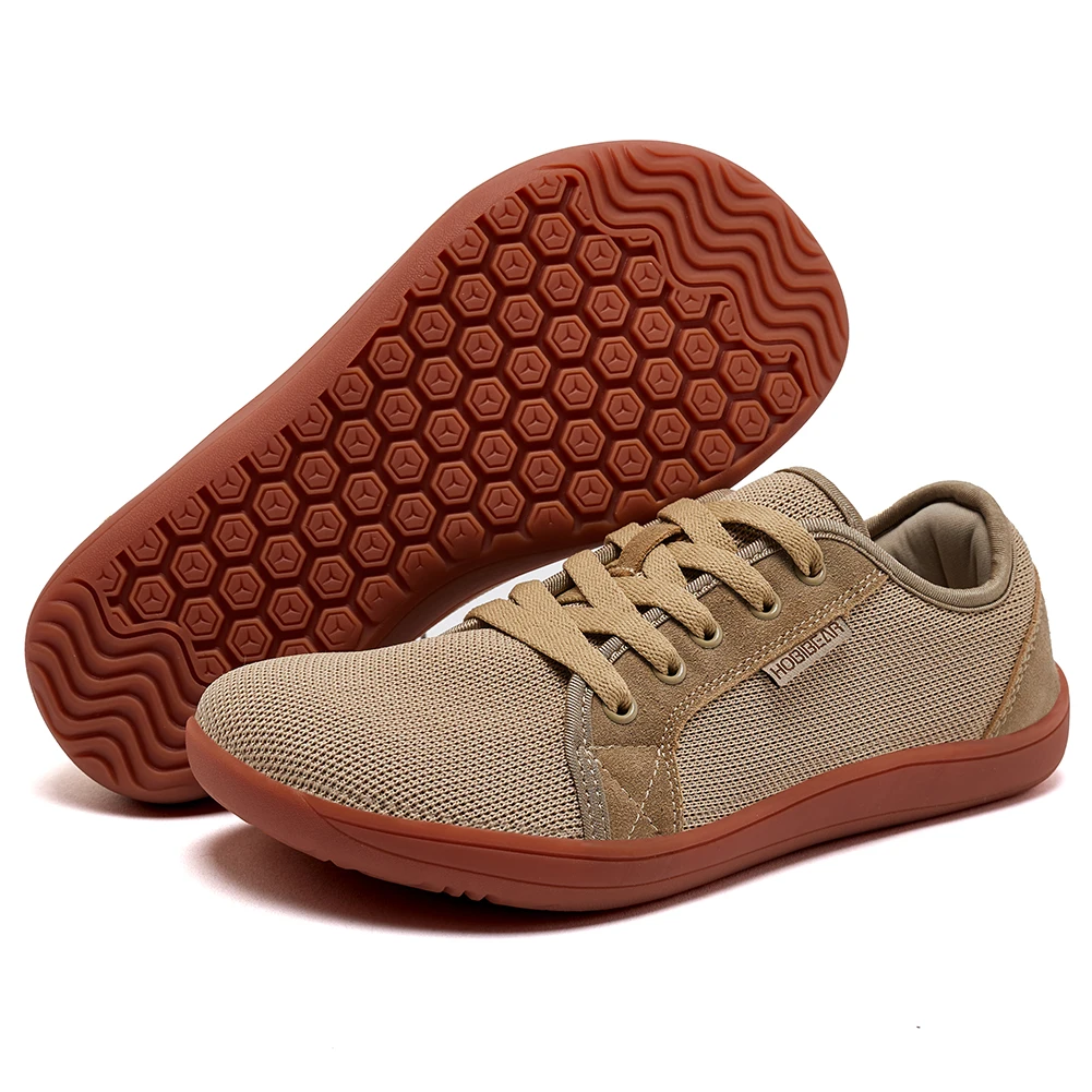 HOBIBEAR Szerokie buty na boso dla unisex do biegania na świeżym powietrzu Zero Drop Casual Sneaker Minimalistyczne buty
