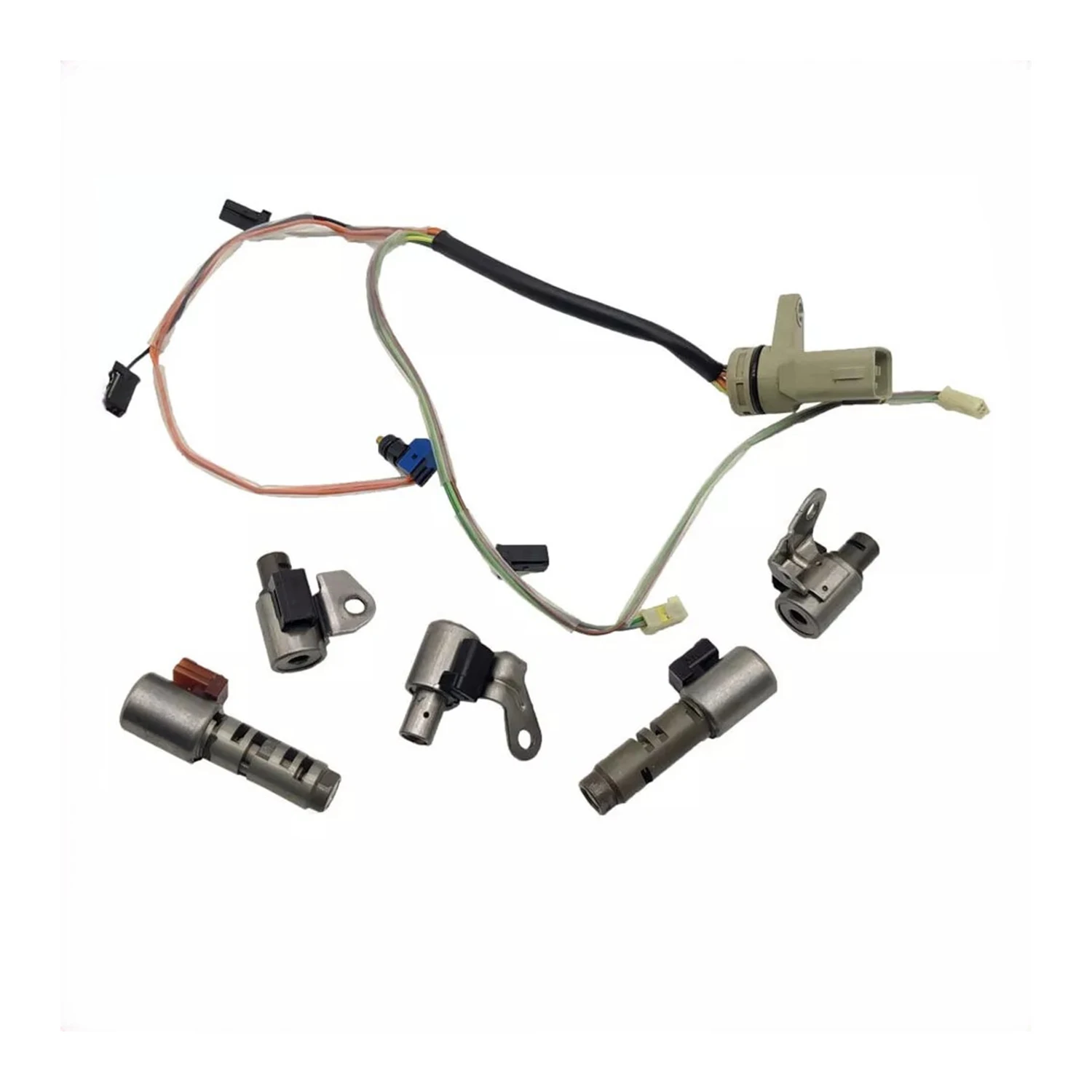 1pc New Transimission Solenoid Kit With Harness U340E U341E U341F For Toyota Corolla 2000-On 1.5L 1.8L w/ 6 Months Warranty