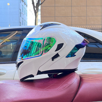 Modular Filp up Motorcycle Helmet Full Face Racing Helmet Dual Visors DOT Approved motosiklet kaskı