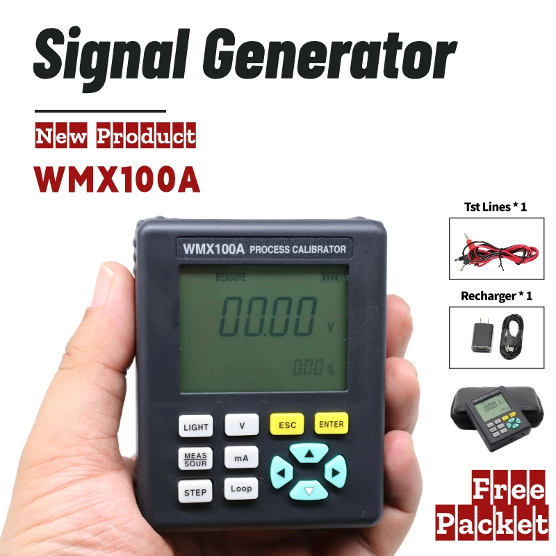 

Ручные калибраторы процессов WMX100A/WMX100B Измерение и функции вывода Ручной калибратор тока и напряжения