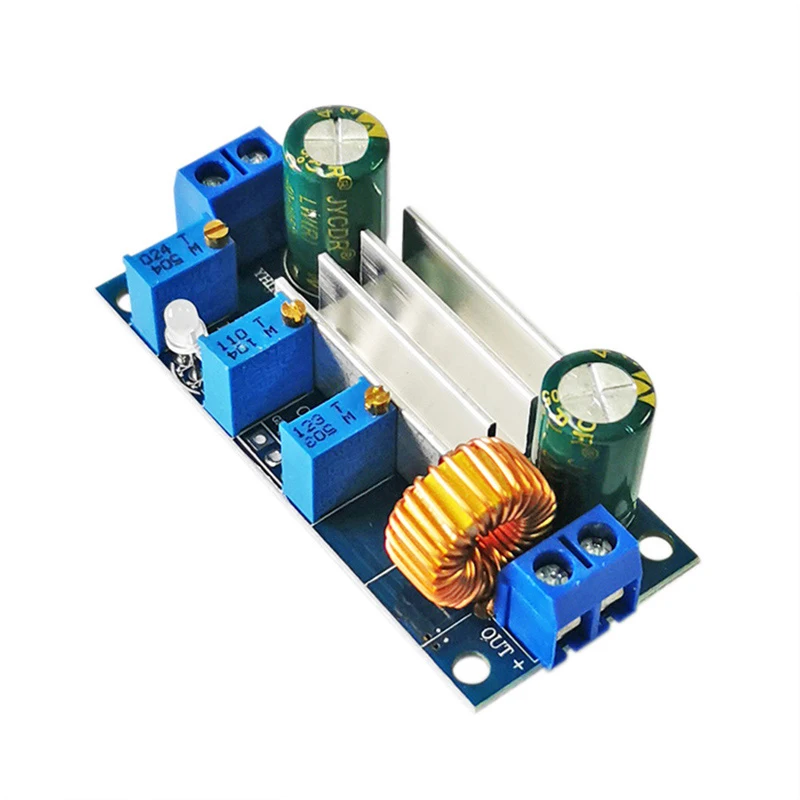 Proteção Automática! 5A Max DC-DC XL4005 Step Down Buck Módulo de fonte de alimentação Placa de carga de lítio CC/CV ajustável para Arduino