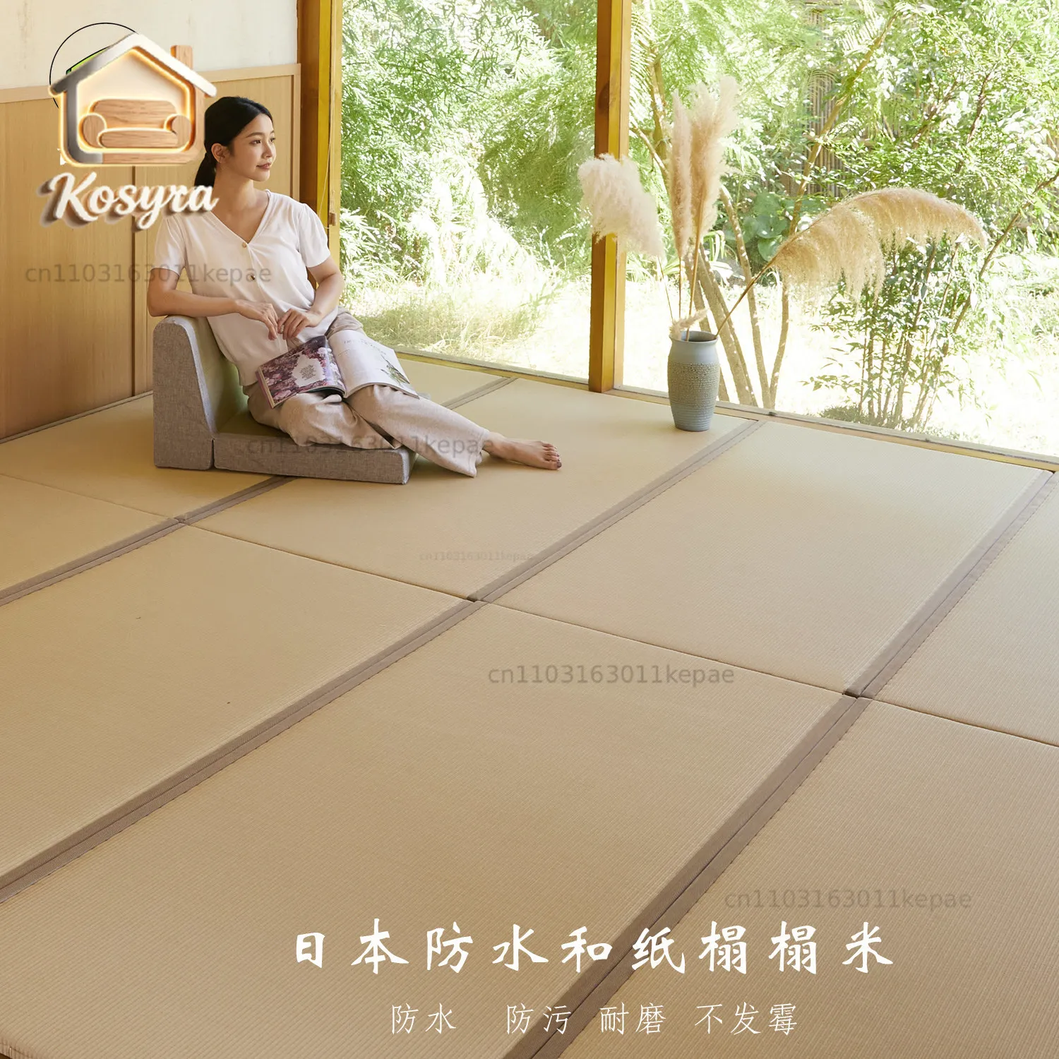 Tatami mat Japanese floor mat Natural jute antibacterial anti-mite waterproof mattress can be customized