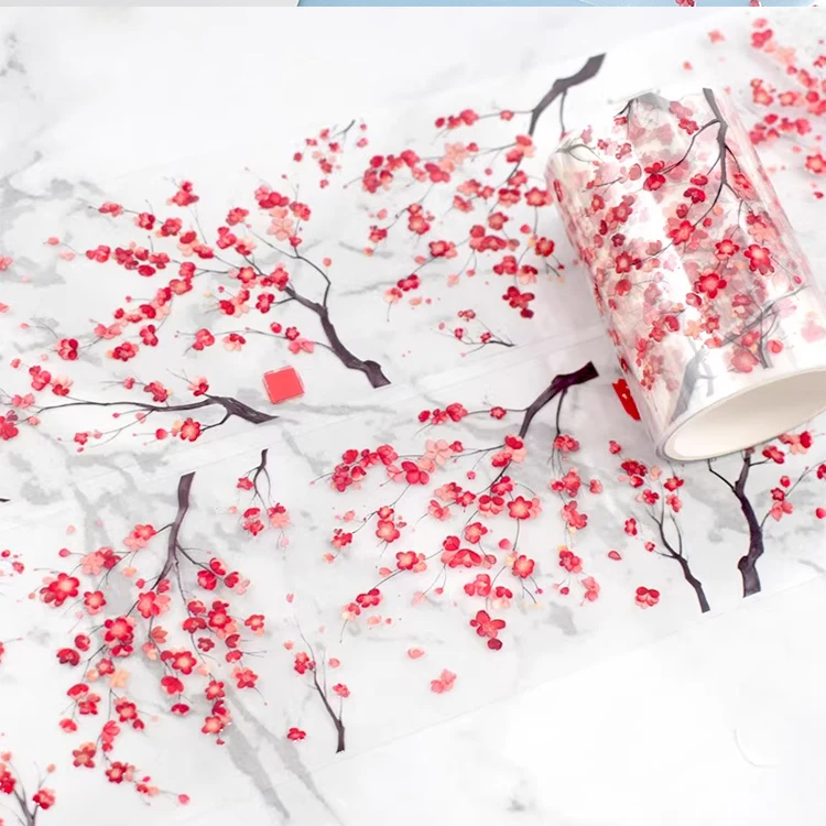 

1 Loop Washi Pet Tape Sample - Wubao Hanmei - Crystal scrapbook Shiny Scrapbooking Journal Goo Chuck