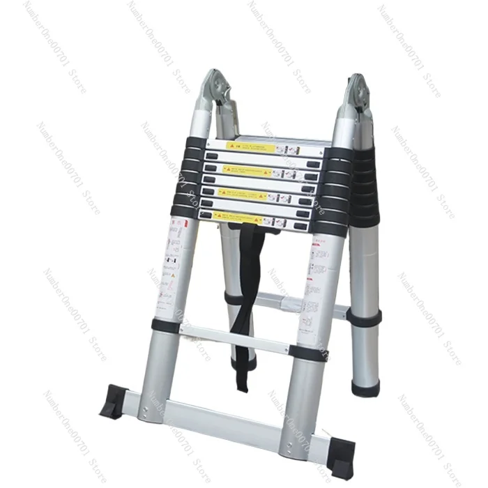 

Telescopic Dual-Purpose Ladder Engineering Herringbone Ladder Household Ladder Portable Attic