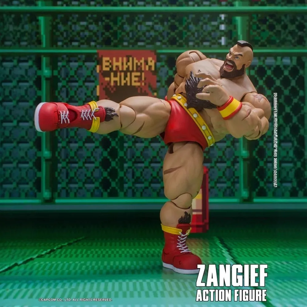 

Storm Toys Street Fighter Action Figure ST ZANGIEF Figures Collection The Final Challengers Zangief Figurine Movable Model Toys
