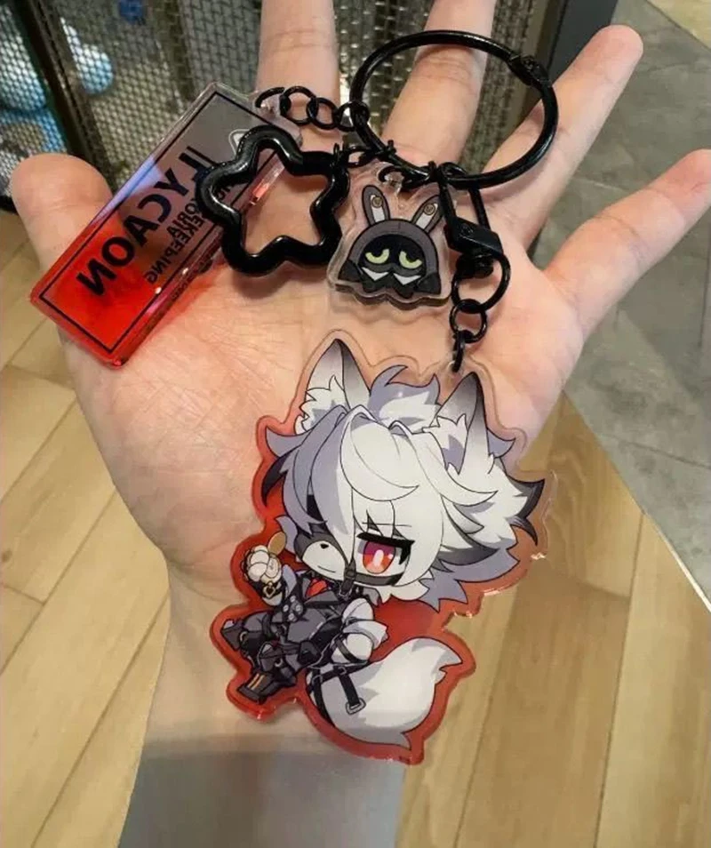 Game Zenless Zone Zero Anime & Game Peripherals Ellen Joe&Lycaon DIY Acrylic Hanging Decoration Keychain Holiday Gift