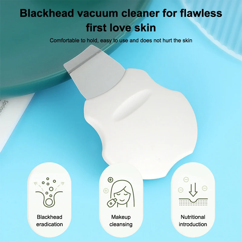 ไม้พายขัดผิวหน้า Exfoliator เครื่องมือทําความสะอาดลึก Blackhead Remover Pore CLEANER Spatula Skin Care TOOL