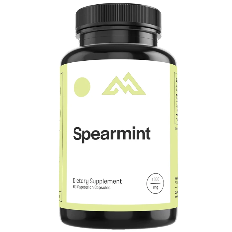 

Perfect substitute for organic spearmint capsule mint tea 1000 mg spearmint leaf powder Intestinal tract and immune system