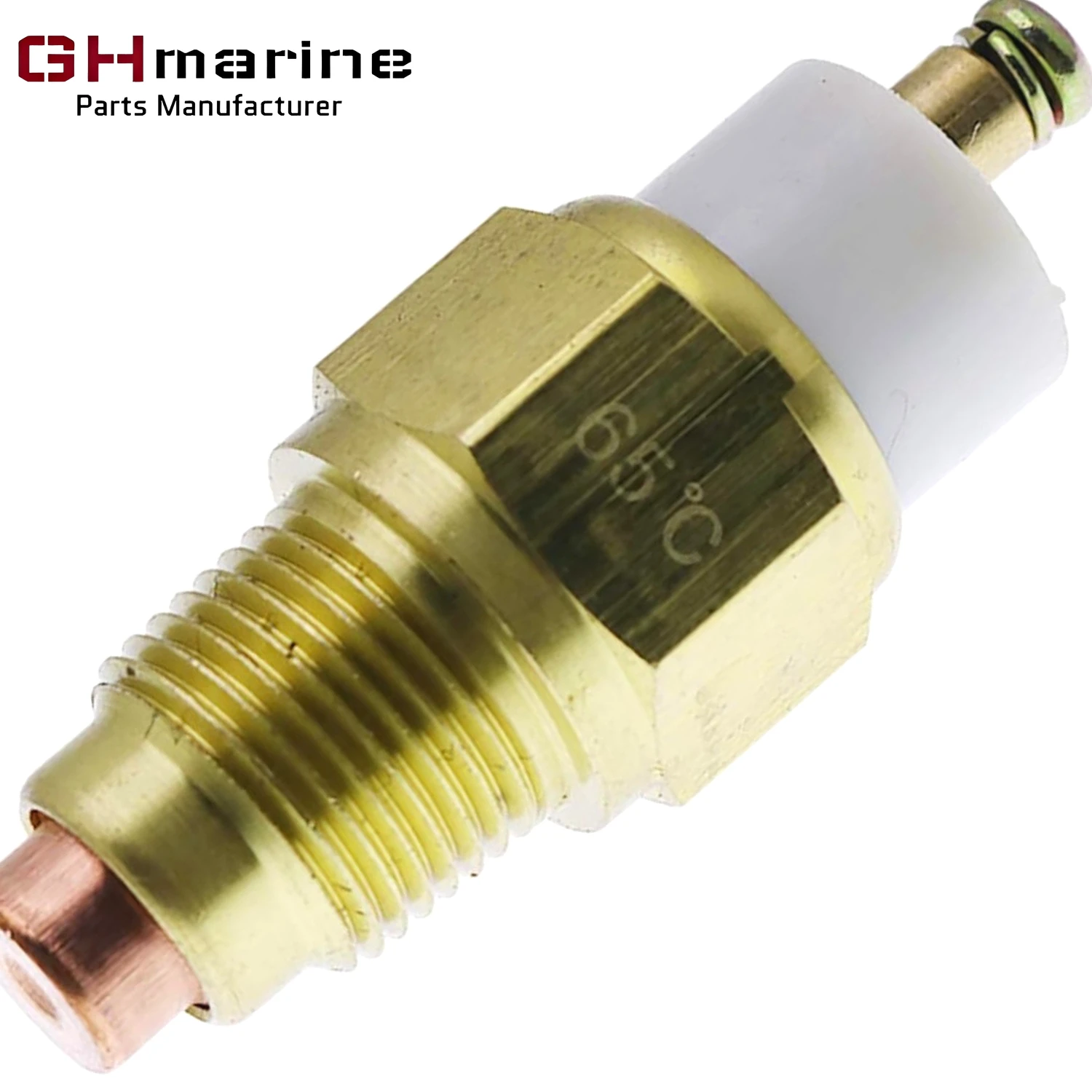 Thermostat Switch Sensor 65℃ 128275-91340 Compatible with Yanmar Engine 3GM30 3GM30VE 3GM30B 3GM30C 3HM35 3HM35C