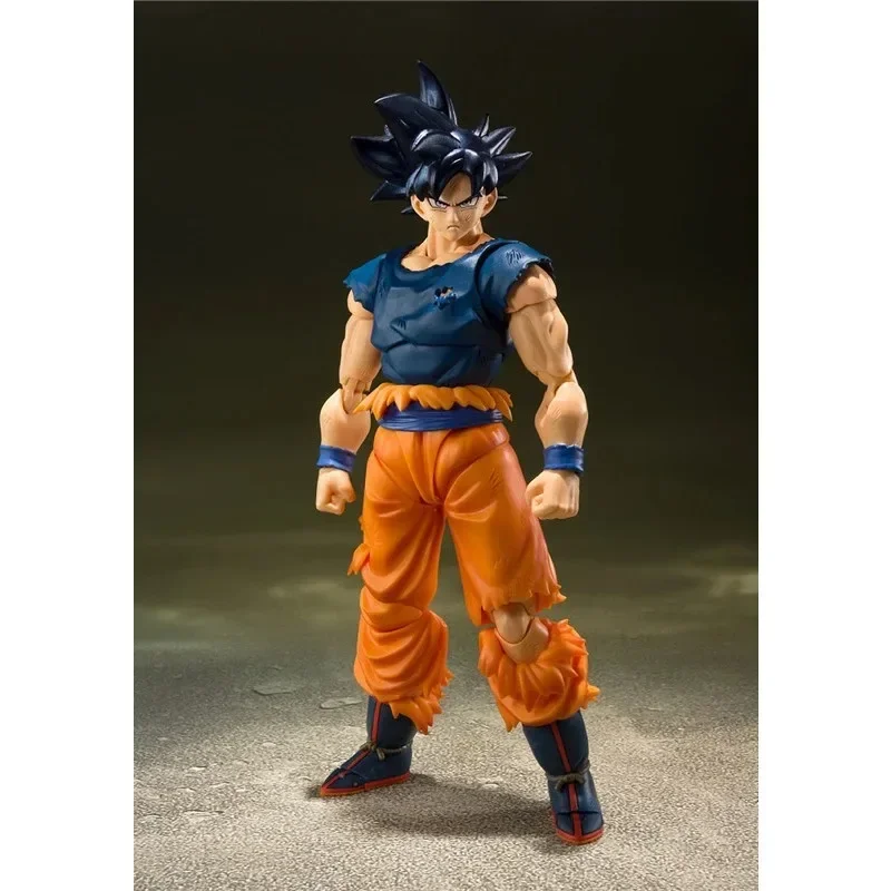 En Stock Original Bandai S.H.Figuarts SHF Dragon Ball Son Goku Ultra Instinct signo Anime modelo de figuras de acción juguetes regalos de vacaciones