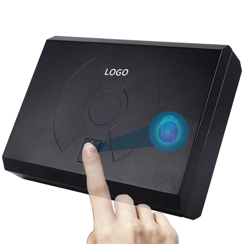 

Portable Smart Safe Box for Home Small Full Steel Gun Safe with Fingerprint Password Lock Jewelry Storage Case