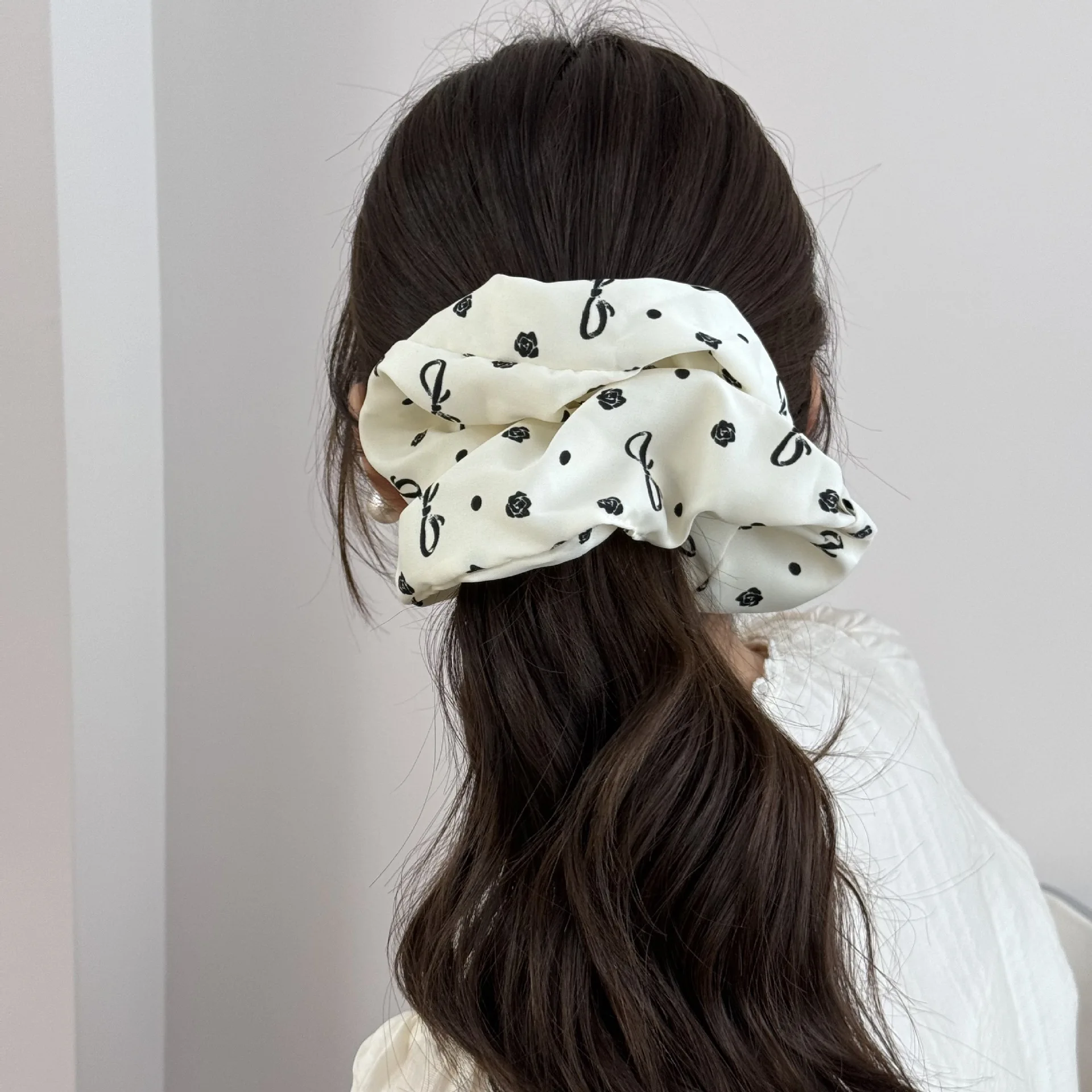 مجموعة العصابات الشعر للفتيات النساء scrunchie عقال اكسسوارات التعادل القوس الكورية المطاط شعبية 2025 kpop الحلويات الرائدة الموضة الجديدة #2