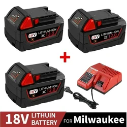 for Milwaukee 18V 12.0Ah Replacement M18 XC Lithium Battery 48-11-1860 48-11-1850 48-11-1840 48-11-1820 Rechargeable Batteries