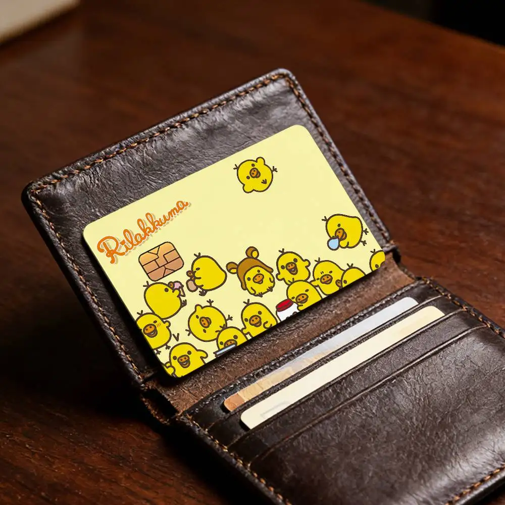 Niedlicher Cartoon R-Rilakkuma Bestseller Deko Exquisiter Kartenaufkleber für Debit- und Kreditkarten Skin-Cover Geschenk für Studenten – Detail 20