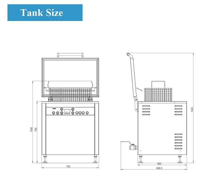 1500W Professional Ultrasonic Cleaning Device With Digital Industrial Stainless Steel Ultrasound Cleaner