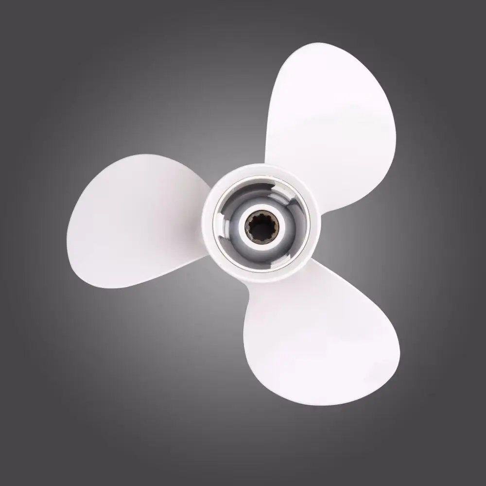 New Arrival Aluminum Outboard Propeller 9 7/8x12-F For 25HP 30HP 61N 69P Yamaha Outboard Motors Engine 9 7/8 x 12 - F Boat Motor