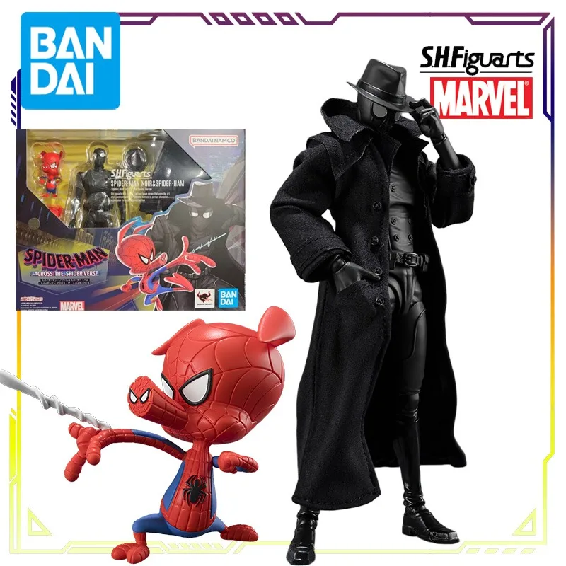 

BANDAI Original S.H.Figuarts Spider Man:Traversing The Universe Series Shadow Spider Man&Spider Pig Man Action Figure Model Toys