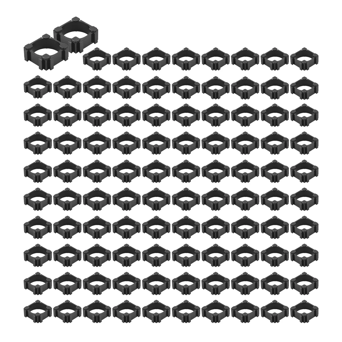 100 قطعة 18650 خلية ليثيوم بطارية أسطوانية حامل قوس لتقوم بها بنفسك بطارية Pack-PZZW