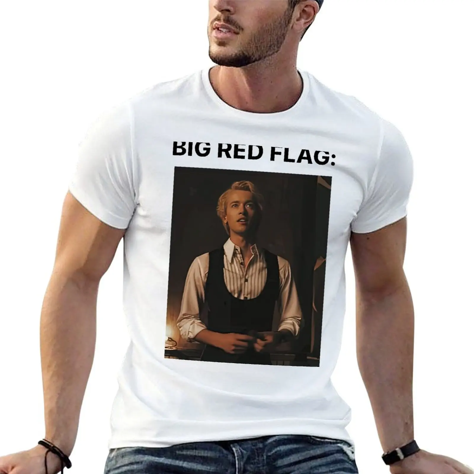 coriolanus snow - the hunger games flag T-Shirt Large Size Soft Cotton T-Shirt