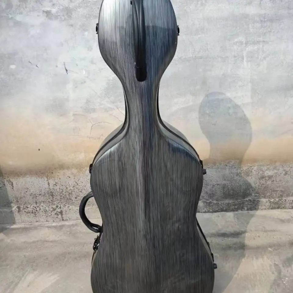 Carbon fiber cello case 4/4 3/4 1/2 1/4 Carbon Fiber Cello Box high strong portable , light aircraft consignment cello case