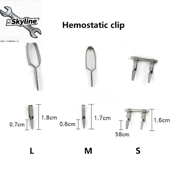 Arterial Venous Clamp Hemostatic Clip Small Blood Vessel Pet Experiment Closed Device Temporary Blocking Clamp Surgery Tool