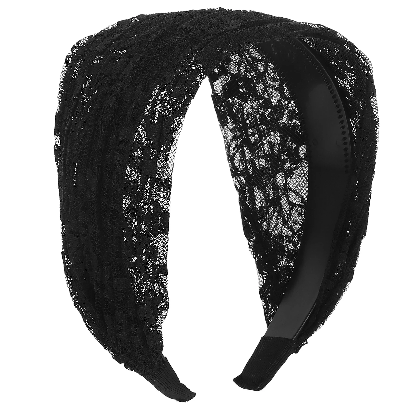 

Fashion Wide Lace Headband for Women Elegant Hair Decor Daily Wear Party Accessory Women's Headbands Hair Styling Tool