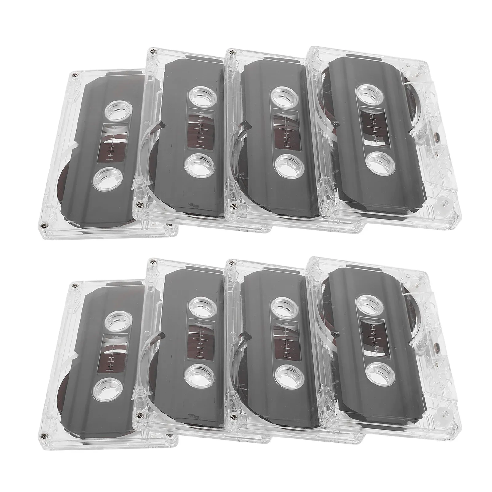 60-Minute Blank Audio Cassette Tape for Recording Voice Music Speech DIY Projects Vintage Plastic Case Educational Party Journal