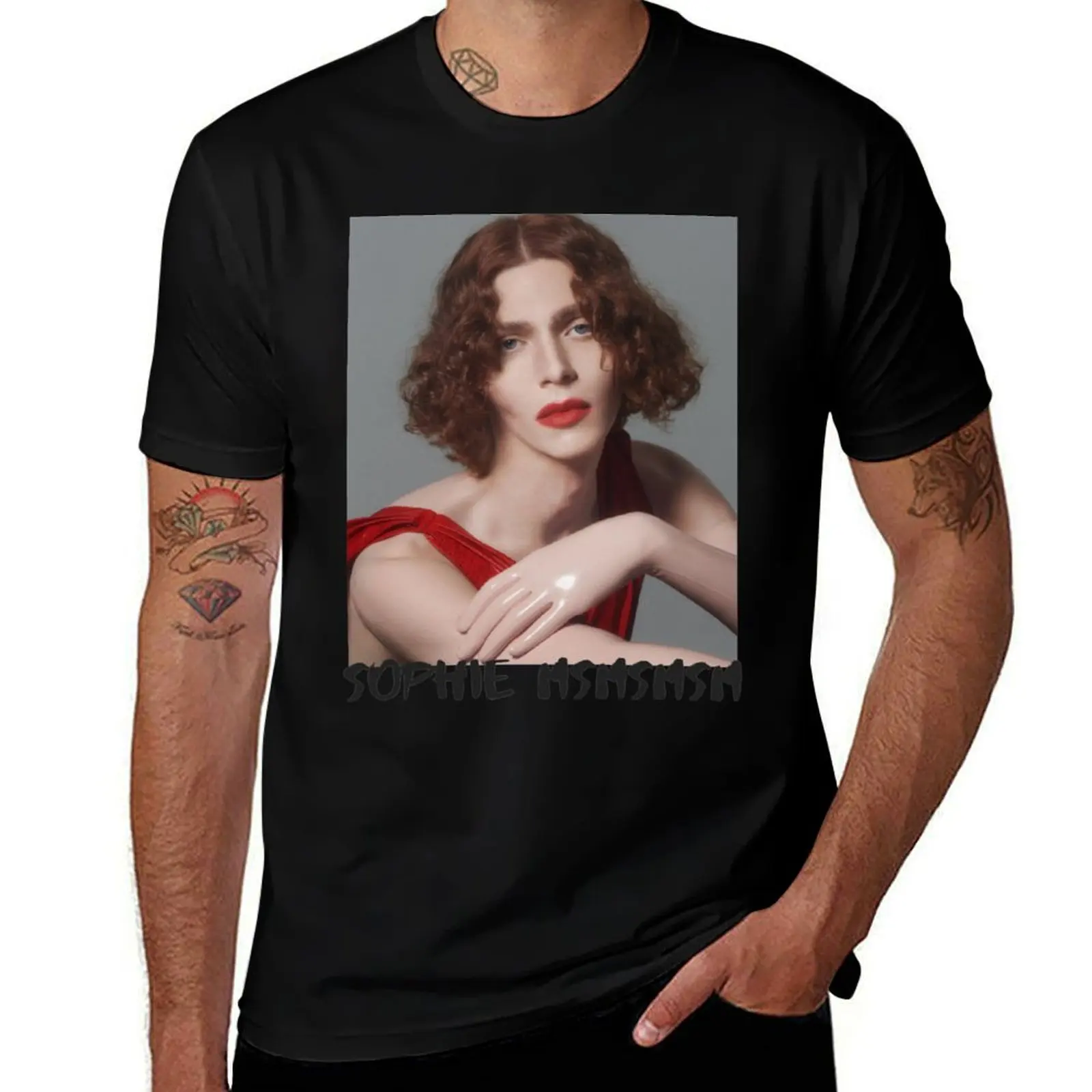 Sophie Msmsmsm T-Shirt cotton t-shirt plain for man package T-Shirt