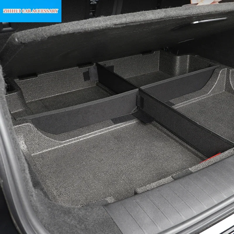 For Chery EXEED RX 2023 2023 Car Trunk Storage Box Trunk Lower Storage Partition Storage Box Baffle Auto Accessories