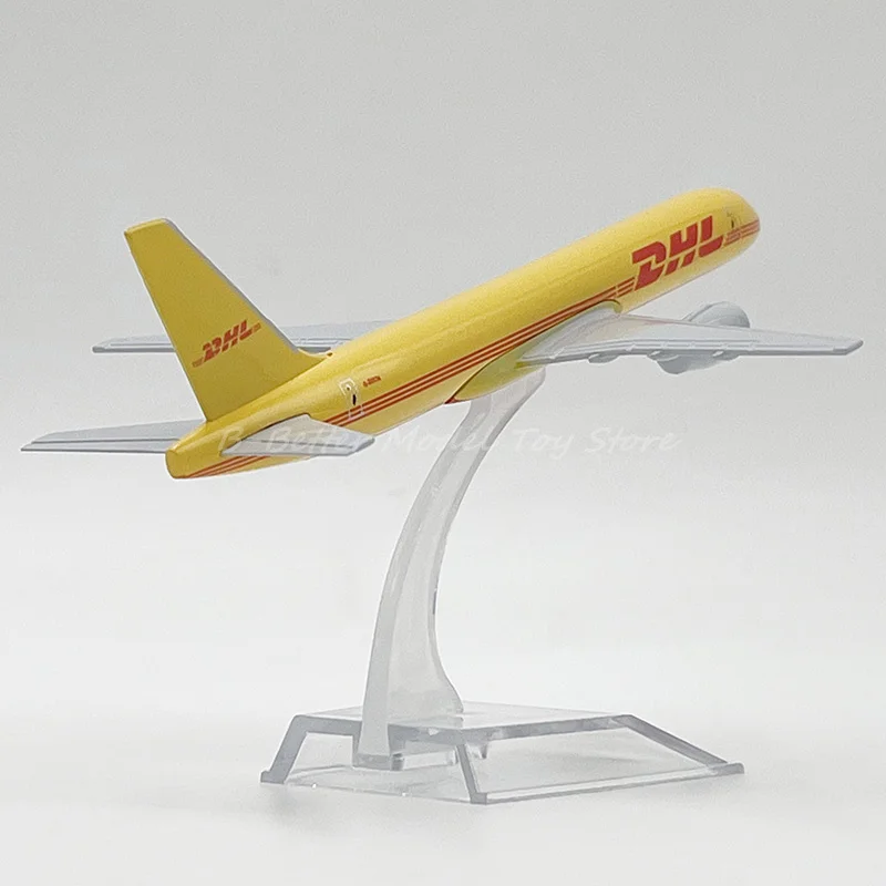 1:350 دييكاست نموذج طائرة لعبة DHL بوينغ 757 أريلاين نسخة مصغرة