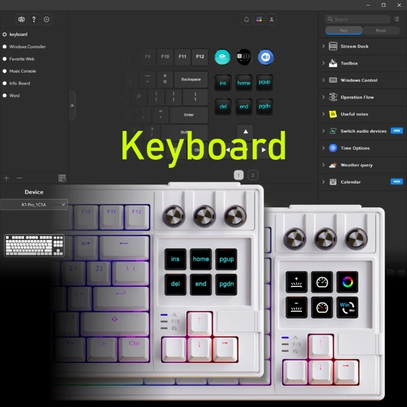 U75B LCD Input Device Developed for Broadcasters and Competitors Offering Quiet Typing Technology