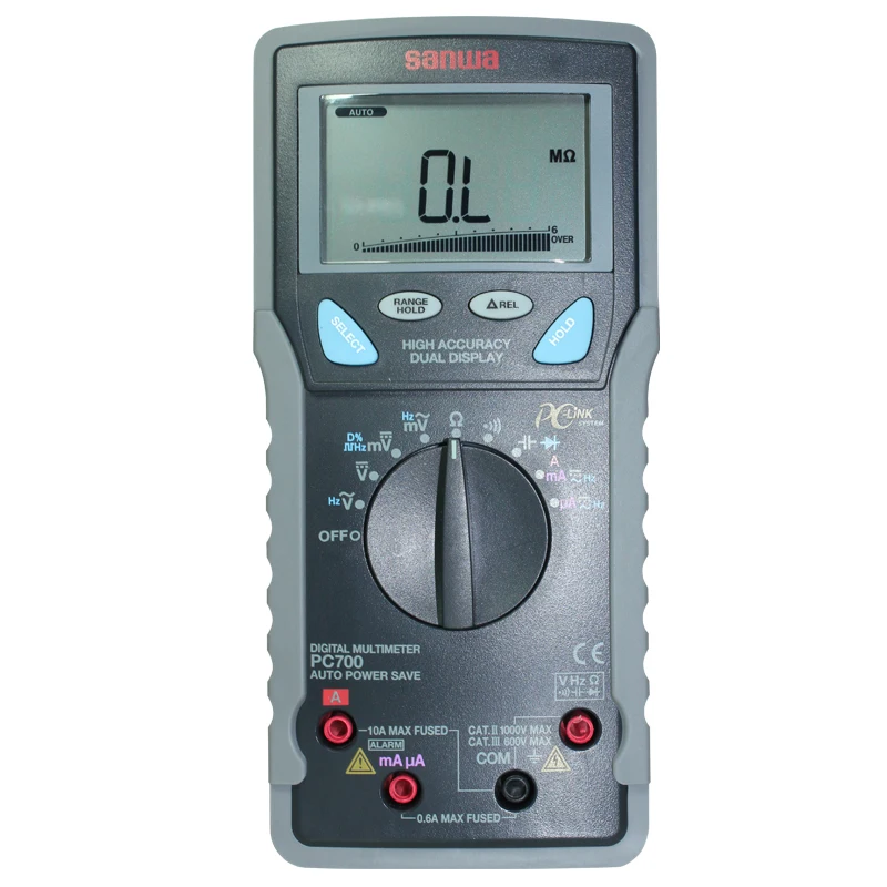 Japan sanwa PC700 High Accuracy/High Resolution Digital Multimeter;Dual display, Best accuracy 0.06%/PC Communication