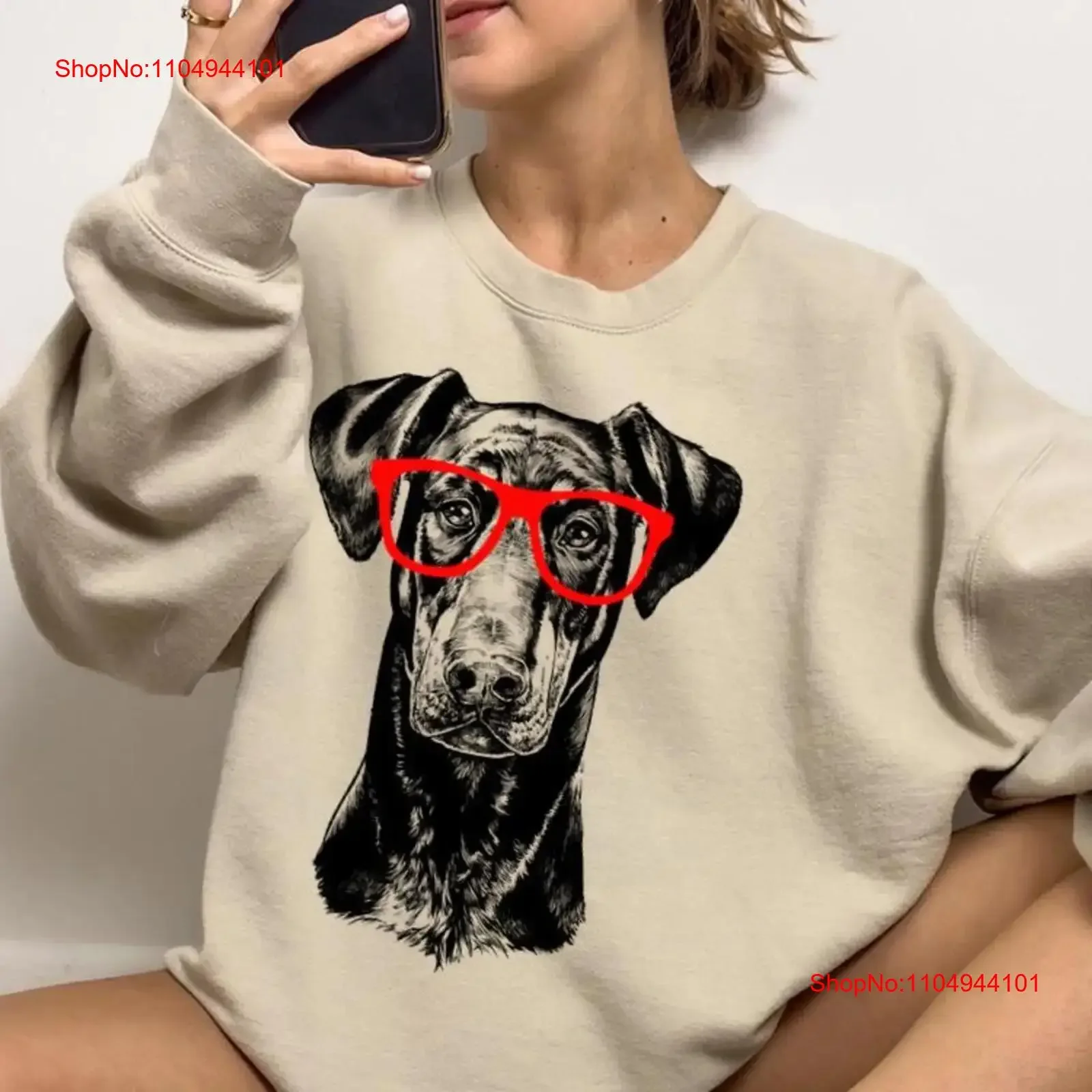 

Doberman T Shirt Pinscher Mom SweaT Funny Cute Dobie Dog Owner for Dad Lover vintage Washed Soft fashion Stylish Casual