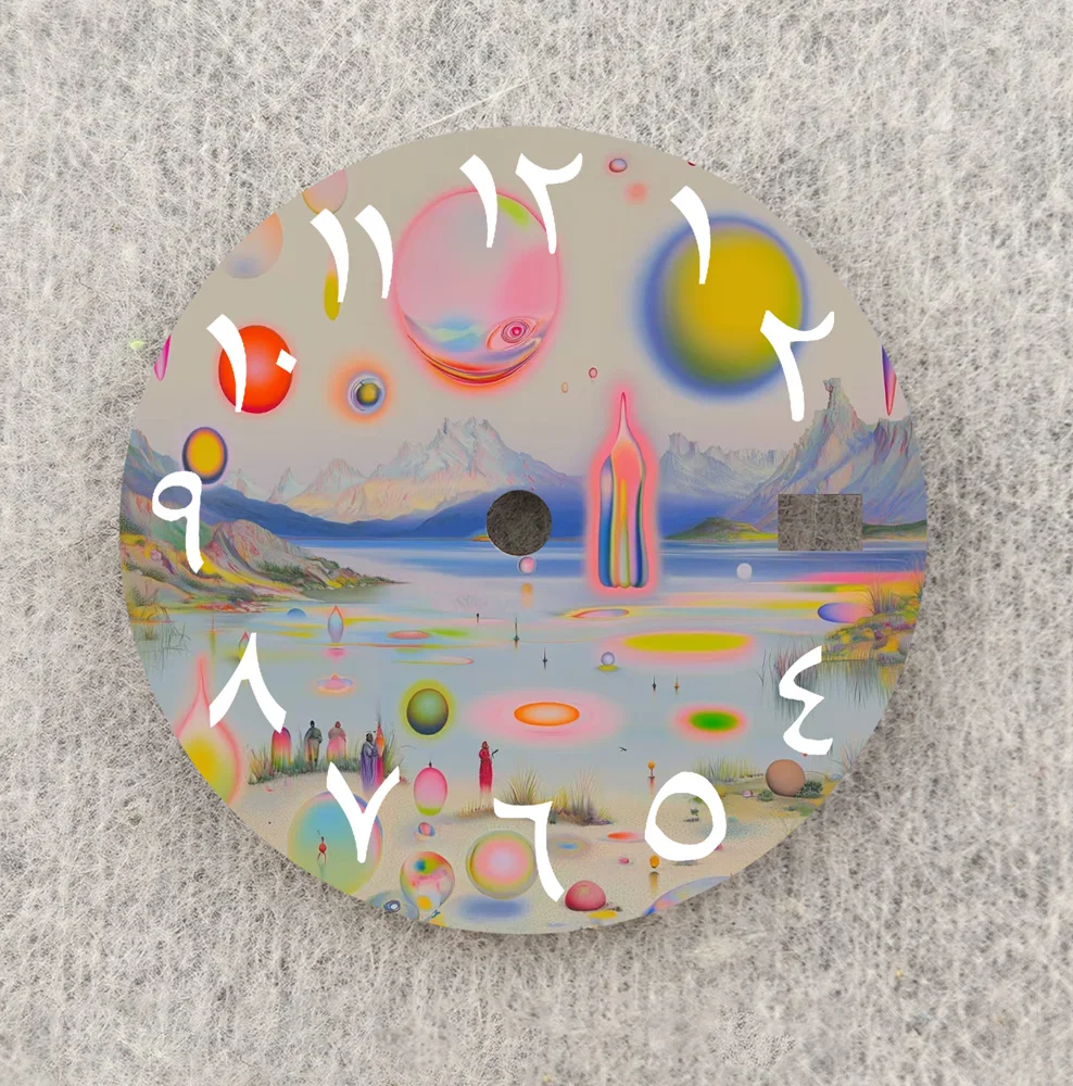 NH35 다이얼 3D 패턴 다이얼, 아라비아 숫자 다이얼, NH36 다이얼, NH35/36 무브먼트 워치 부품 교체 맞춤형 다이얼, 28.5mm