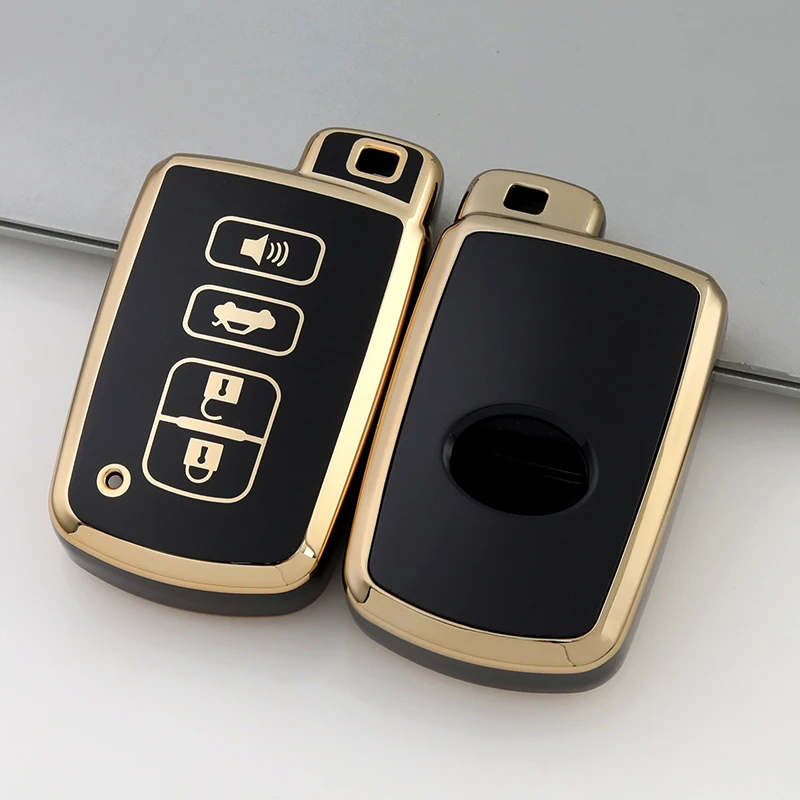 4 Buttons TPU Car Key Case for Toyota Prius Plus Auris Avalon Verso Rav 4 Corolla 2013 Yaris Hybrid Remote Protector