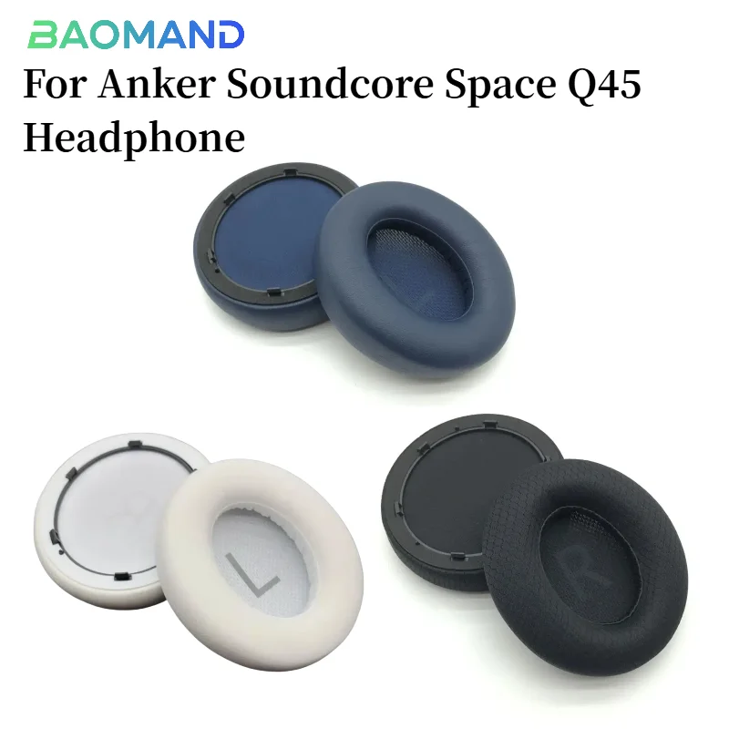 

Replacement Ear Pads for Anker Soundcore Space Q45 Headphones Memory Foam Ear Cushions High Quality