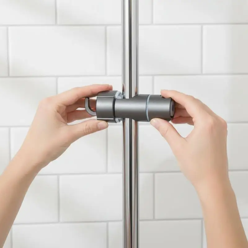 1pc Universal Shower Head Holder, Handheld Shower Head Holder Attachment For Shower Chair, Shower Head Holder Adjustable - view 2